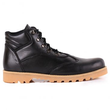 Sepatu Boots Safety Zinc Black